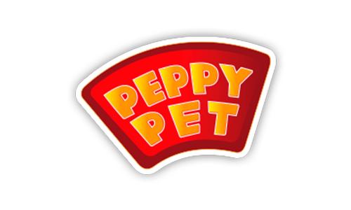 logotipo da empresa peppy dog fornecedor de produtos pet
