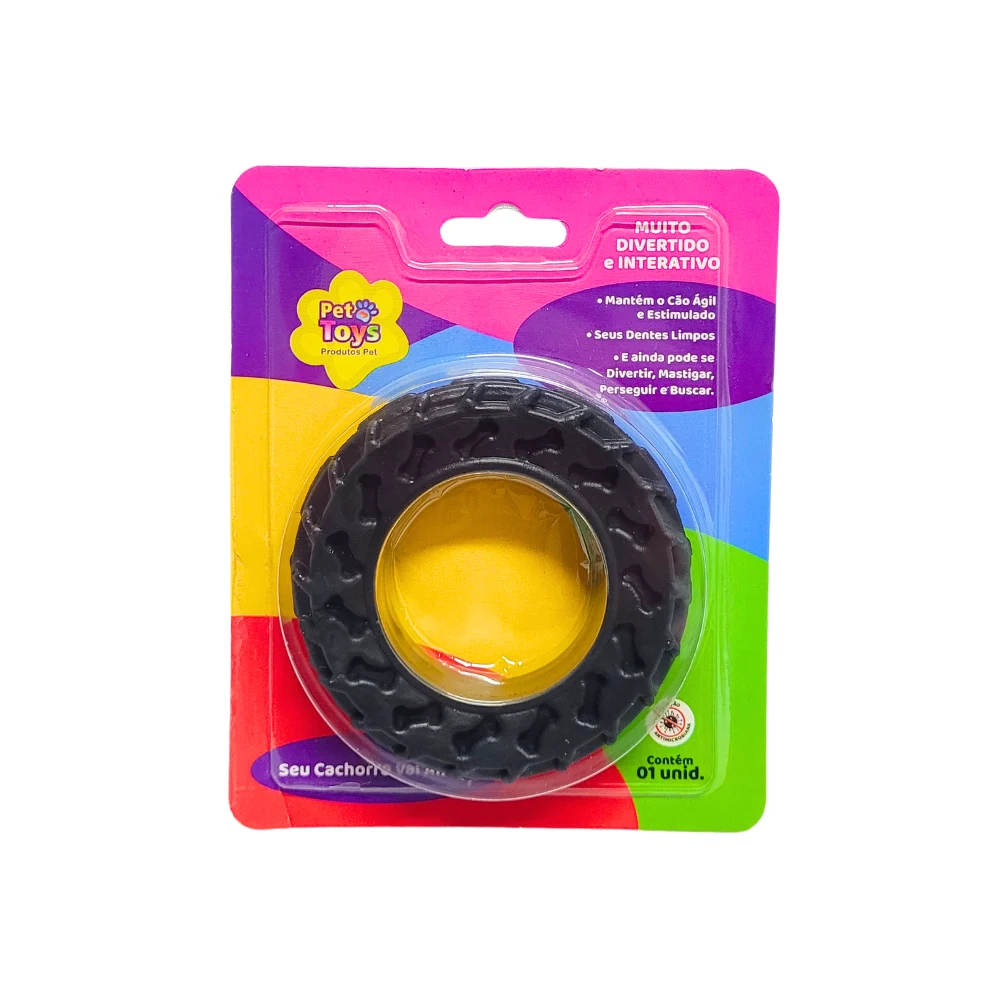 Pneu Mordedor P 105Mm Blister Cx C/12 – Preto